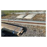 28 PERFORATED STEEL TUBING, 1 1/2 x 2, 24 FEET