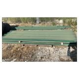 19 PCS.  SHEET METAL, 36 x 125