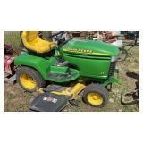 JOHN DEERE 335 GARDEN TRACTOR, 48 INCH DECK,, 5