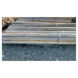 4 INCH CEDAR POSTS, 8 FEET LONG, 30 PIECES