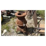 CAST IRON WOOD STOVE,