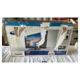 24 INCH FLAT SCREEN TV, NO REMOTE