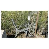 WROUGHT IRON BENCH FRAMEWORK