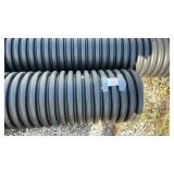 PLASTIC CULVERT, 12 INCH DIAMETER, 12 FEET LONG