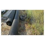 PLASTIC CULVERT, 12 INCH DIAMETER, 20 FEET LONG