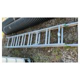 16 FOOT EXTENSION LADDER, ALUMINUM