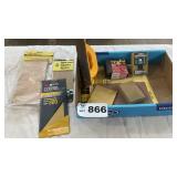 SANDPAPER, SANDING BLOCKS