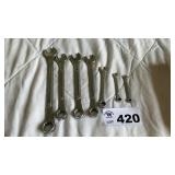 METRIC WRENCHES, NOT COMPLETE SET
