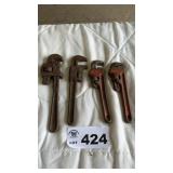 8 INCH PIPE WRENCHES
