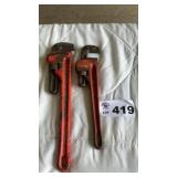 PIPE WRENCHES, 14, 18 INCH