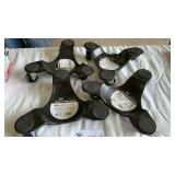 4 SWIVEL DOLLIES