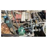 TRANSFER PUMP, 1 HP., HYPRO PUMP, ON CART
