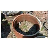 STEEL TRACTOR RIM/FIREPIT, 32 DIAMETER, 14 DEEP