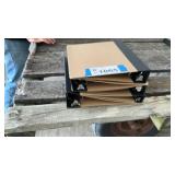 5 CARDBOARD BINDERS