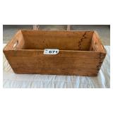 WOOD BOX, 12 x 28