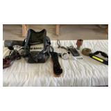 TOOL BAG, MECHANICS WIRE, DRILL PUMP, BRUSH, H