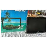 26 INCH SANYO TV WITH WALL BRACKET, NO REMOTE