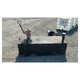 STEEL FUEL TANK, MANUAL PUMP, 24 x 60, 18 DEEP