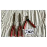 LONG NEEDLE NOSE PLIERS, CRESCENT BRAND