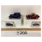OLD TIME METAL CARS