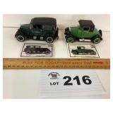 OLD TIME METAL CARS