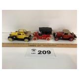 OLD TIME METAL CARS