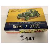 HUBLEY MODEL A COUPE METAL MODEL KIT