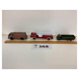 TOOTSIE AND DINKY TOY TRUCKS