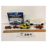 TOOTSIE TOY TRUCKS AND CARS