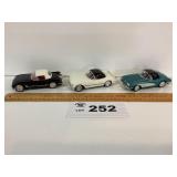 DIE CAST METAL CONVERTIBLE CARS