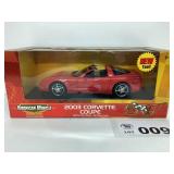 1:18 SCALE AMERICAN MUSCLE 2003 CORVETTE COUPE