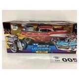 1:18 SCALE MUSCLE MACHINES 57 CHEVY - TOO COOL