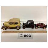ASSORTMENT OF CARS - DIE CAST AND WOODEN