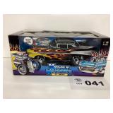 1:18 SCALE MUSCLE MACHINES 57 CHEVY - TOO COOL