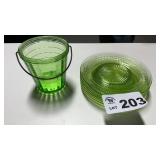 GREEN DEPRESSION, CRACK IN BUCKET