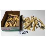 VINTAGE VANITY AND MANICURE TOOLS, CREAM COLORED