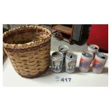 BASKET EMPTY BEER CANS