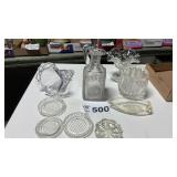 MODEL FLINT GLASS DECANTER, OTHER