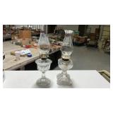 2 OIL LAMPS