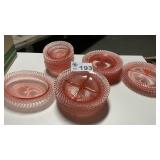 PINK DEPRESSION DISHES