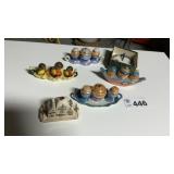 LUSTER WARE SALT & PEPPER SETS