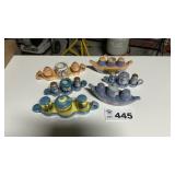 LUSTER WARE SALT & PEPPER SET