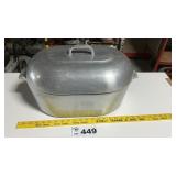 WAGNER ROASTER, 12 x 20, 10 INCHES TALL, ALUMINUM