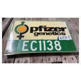 METAL SOYBEAN DOUBLE SIDED SIGNS
