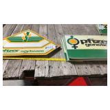1 SOYBEAN, 5 GENETICS METAL SIGNS, DOUBLE SIDED
