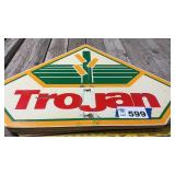 DOUBLE SIDED TROJAN FIBERBOARD CORN SIGNS