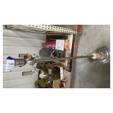ART DECO FLOOR LAMP W OPALINE SECTION
