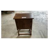 GOTHIC STYLE CARVED CABINET, 14 x 20, 26 TALL