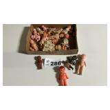MINIATURE PLASTIC & CELLULOID BABY DOLLS