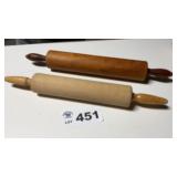 2 ROLLING PINS